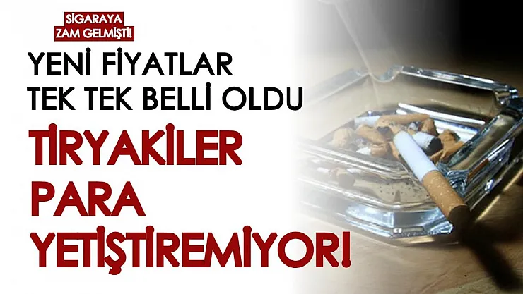 Tiryakiler para yetiştiremiyor! Aralık zammından sonra sigara fiyatları ne oldu: Zamlı fiyatlar tam liste...