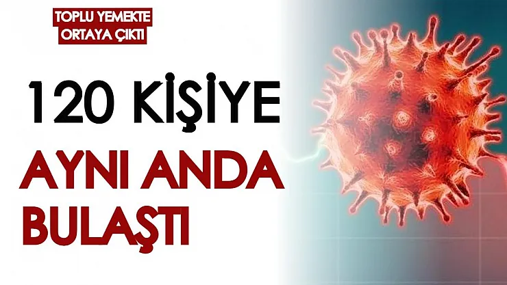 Toplu yemekte şok! Tehlike saçarak ilerledi, tam 120 kişiye aynı anda bulaştı!