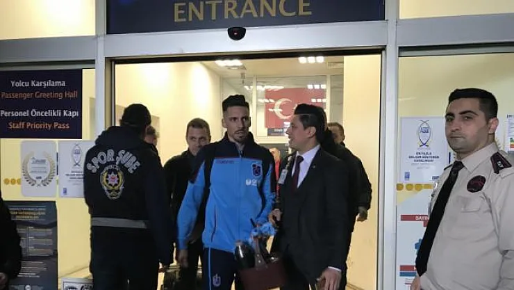 Trabzonspor kafilesi İstanbul'da