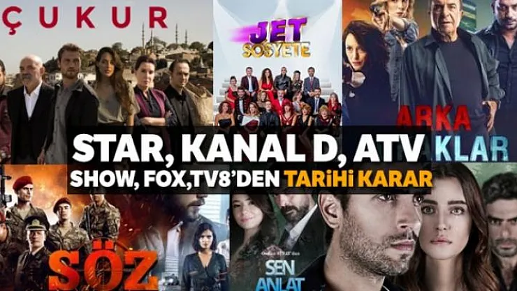 TRT hariç tüm kanallar Ocak ayının ortasına kadar yeni bölüm yayınlamayacak