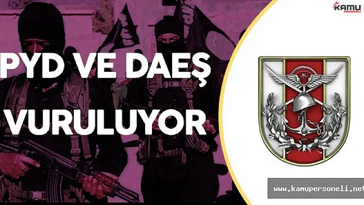 TSK Terör Örgütlerine Bomba Yağdırmayı Sürdürdü