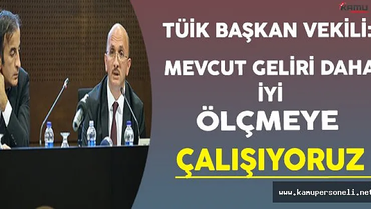 TÜİK Başkan Vekili Aktaş Türkiye'nin Mevcut Geliri Hakkında Açıklama Yaptı