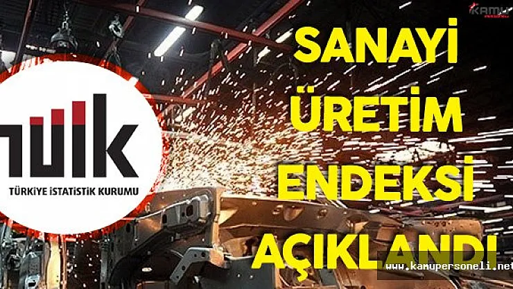 TÜİK Sanayi Üretim Endeksi Sonuçlarını Açıkladı