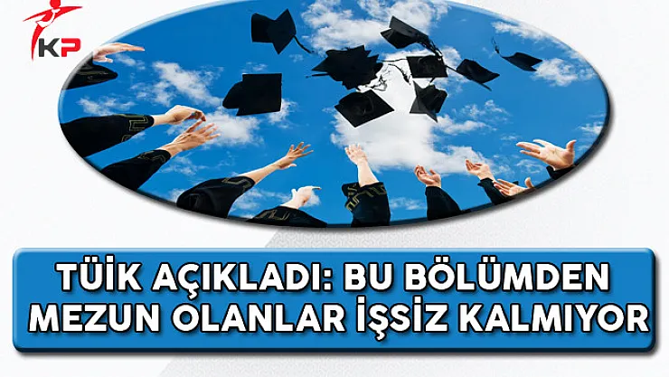 TÜİK Verilerine Göre Bu Bölümden Mezun Olanlar İşsiz Kalmıyor