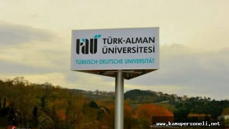 Türk-Alman Üniversitesi Akademik Personel Alımı Yapacak