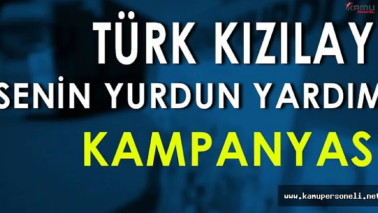Türk Kızılayı Musul'da Senin Yurdun Yardım Kampanyası Başlattı