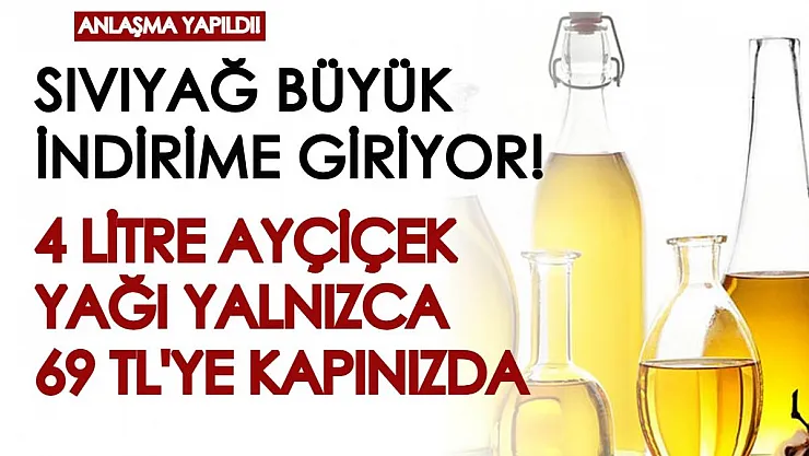 Turkcell ile market anlaşması yapıldı: Sıvıyağ fiyatı büyük indirime girdi! 4 lt ayçiçek yağı yalnızca 69 TL