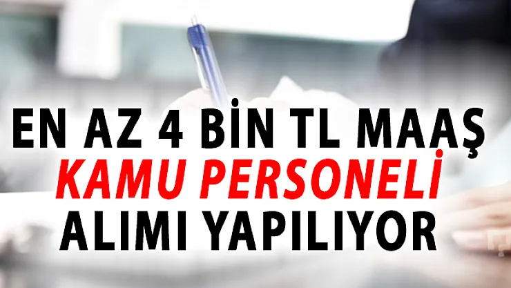 Türkiye Belediyeler Birliği En Az 4 Bin TL Maaşla Personel Alımı İçin İlan Yayımladı!