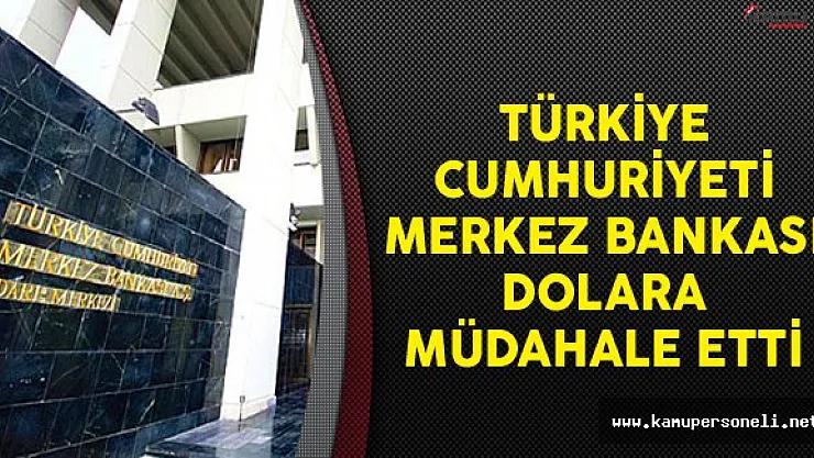 Türkiye Cumhuriyeti Merkez Bankası Dolara Müdahale Etti