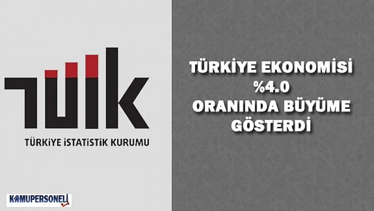 Türkiye Ekonomisi 2015 Yılında Yüzde 4 Büyüdü