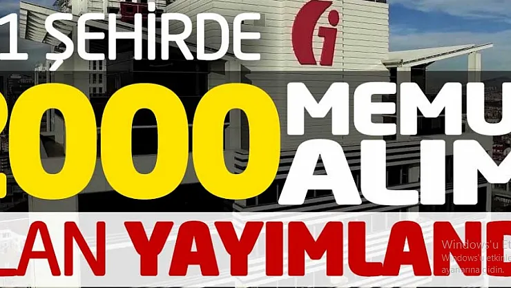 Türkiye geneli 2 bin memur alınıyor: BAŞVURULAR YARIN SONA ERECEK: KPSS baraj puanı olanlar başvurabilecek..