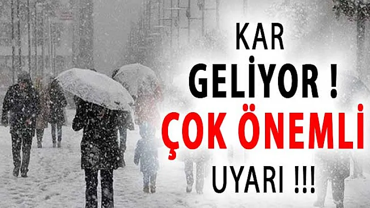 Türkiye Kar ve Yağmura Teslim Oluyor ! Meteoroloji'den Çok Önemli Uyarı