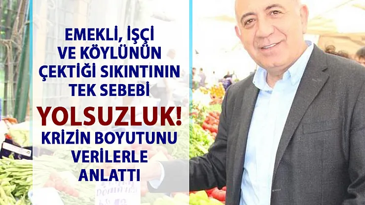 Türkiye'de ekonomi krizin boyutu! CHP'li Gürsel tekin krizin boyutunu verilerle anlattı