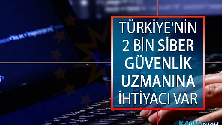 Türkiye'nin 2 Bin Siber Güvenlik Uzmanına İhtiyacı Var!