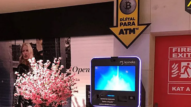 Türkiye'nin İlk Bitcoin ATMS'si Açıldı! Koineksten Bitcoin ATM'si