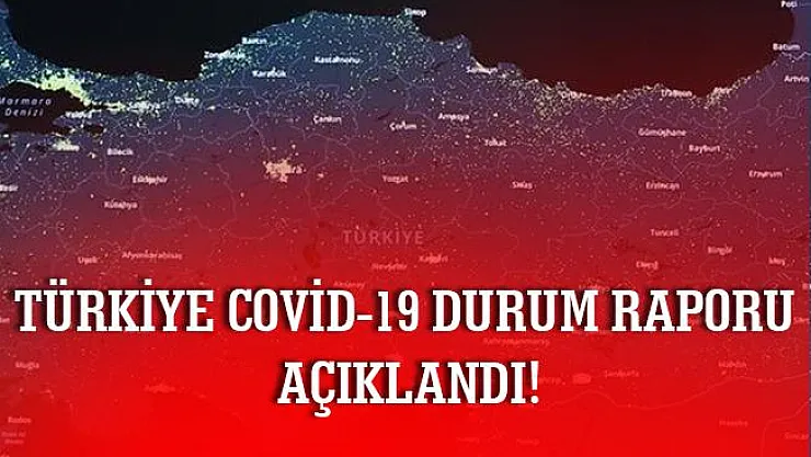Türkiye'nin koronavirüs durum raporu açıklandı!