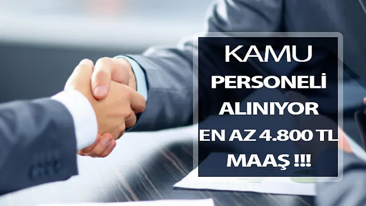 Ulaştırma Bakanlığı 4 Bin 800 TL Maaşla Kamu Personeli Alımı Yapıyor