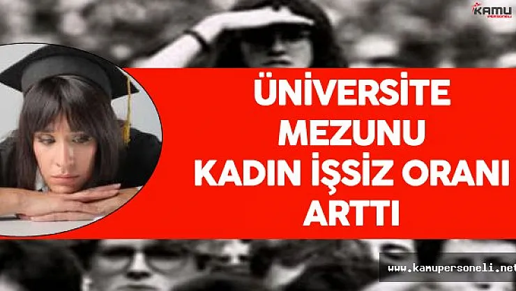 Üniversite Mezunu Kadın İşsiz Sayısı Yükseldi