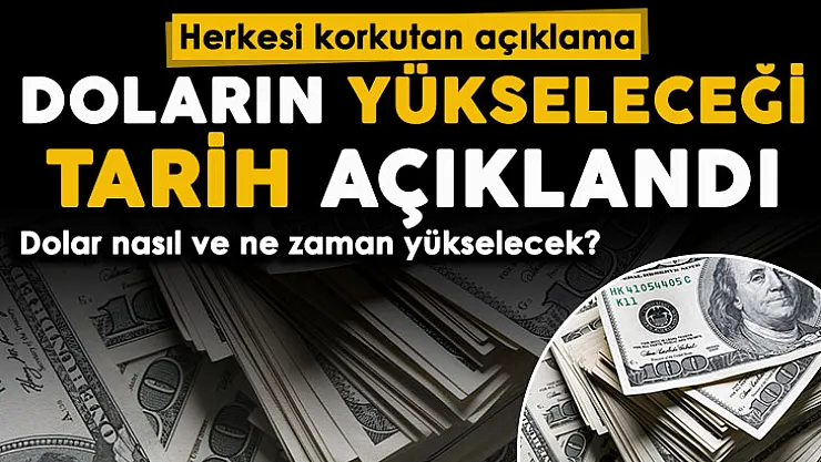 Ünlü ekonomist herkesi korkutan açıklamayı yaptı! Doların yeniden zirve yapacağı tarihi duyurdu