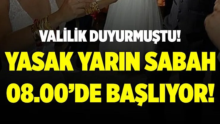 Valilik duyurmuştu! İstanbul'da yasak yarından itibaren başlıyor!
