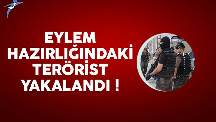 Valilik önünde eylem hazırlığında olan terörist yakalandı