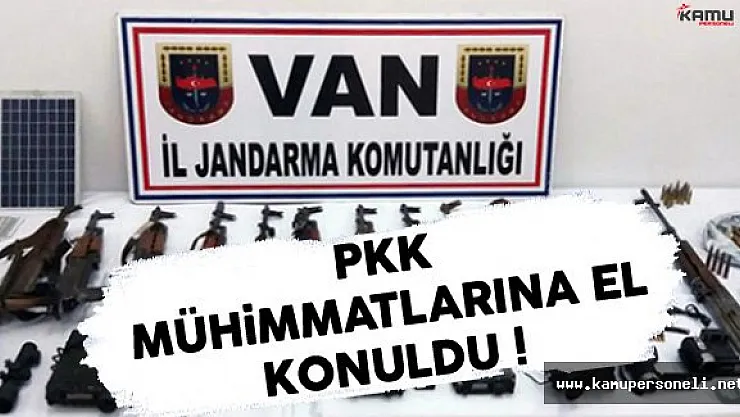 Van'da Çok Sayıda Mühimmat Ele Geçirildi