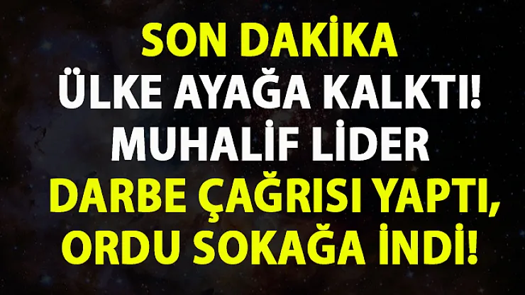 Venezuela'da orduya darbe çağrısı!