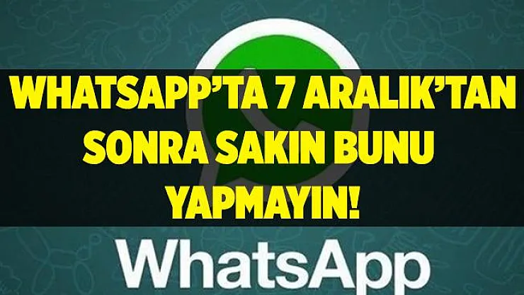 WhatsApp kullananlar sakın bunu yapmayın! 7 Aralık'tan itibaren bunu yapanlara dava açılıyor!