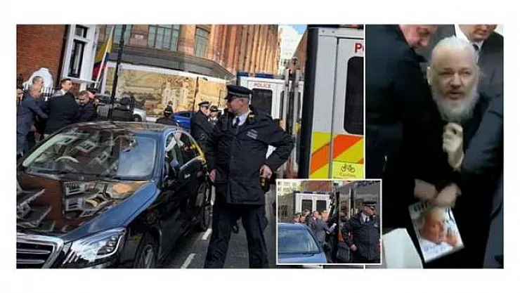 Wikileaks kurucusu Assange Gözaltına Alındı!