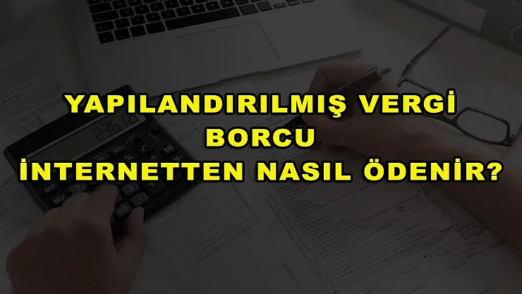 Yapılandırılmış Vergi Borcu İnternetten Nasıl Ödenir?
