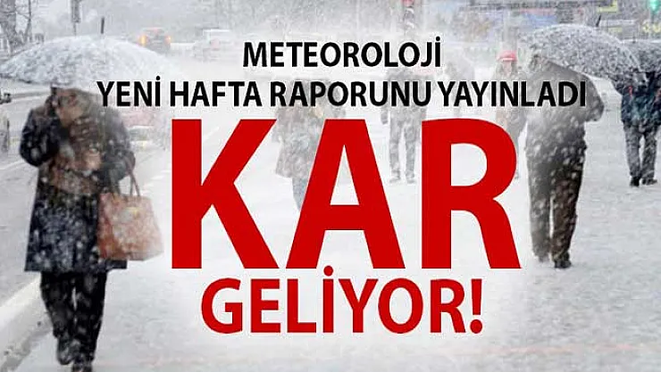 Yeni Hafta İçin Meteorolojiden Kar Uyarısı! Hangi Şehirlerde Kar Yağışı Bekleniyor?