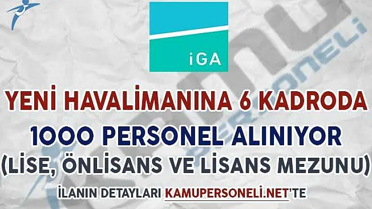 Yeni Havalimanına 1000 Personel Alımı Daha Yapılacak