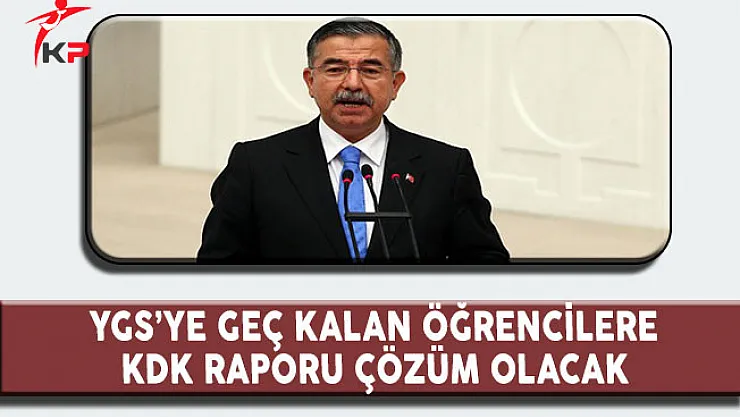 YGS'ye Geç Kalan Öğrencilere KDK Raporundan  Çözüm!