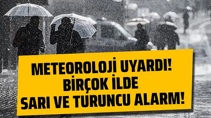Yılın son haftası felaket geliyor: 18 ilde sağanak, fırtına ve kar etkili olacak! Sarı ve turuncu uyarılı iller listesi