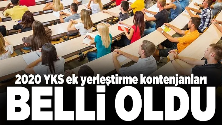 YKS sonuçlarının ardından ÖSYM Başkanı Aygün'den son dakika açıklaması! 2020 YKS ek yerleştirme kontenjanları belli oldu