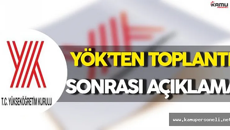 YÖK Kapatılan Üniversitelerin Öğrencilerine İlişkin Alınan Kararları Açıkladı