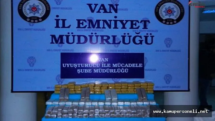 Yolcu Otobüsünde 53 Kilo Eroin Bulundu
