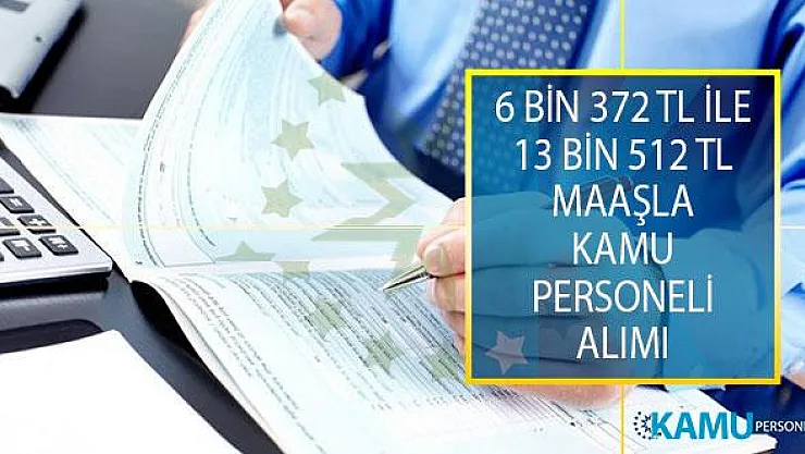 Yüksek Maaşla Kamuya Yeni Personel Alımı 2019