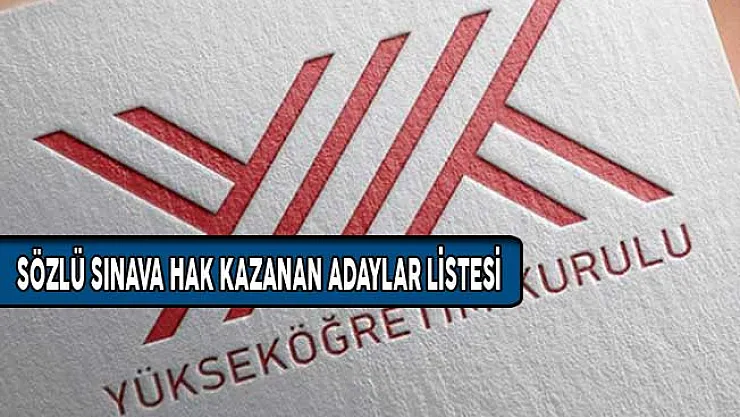 Yükseköğretim Kurulu Bilişim Personeli Sözlü Sınavına Girmeye Hak Kazanan Adaylar Listesi Belli Oldu