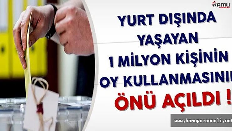 Yurt Dışında Yaşayanlar Referandumda Oy Kullanabilecekler