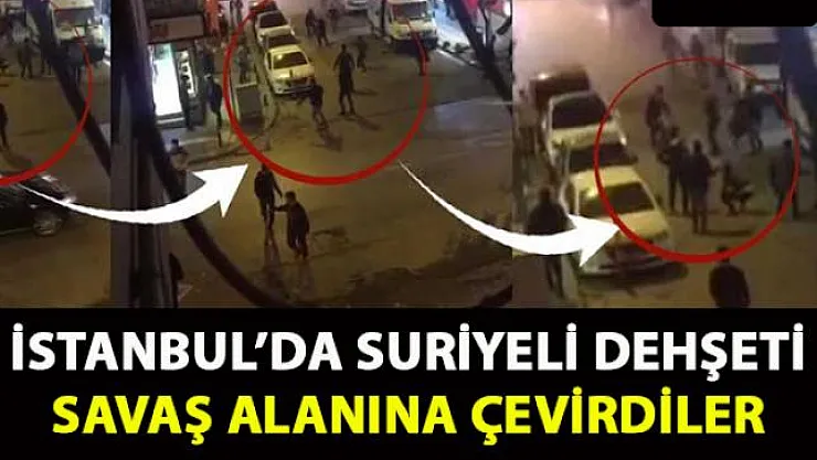 Zeytinburnu'nda suriyelilerin kavgası- Döner bıçaklarıyla saldırdılar