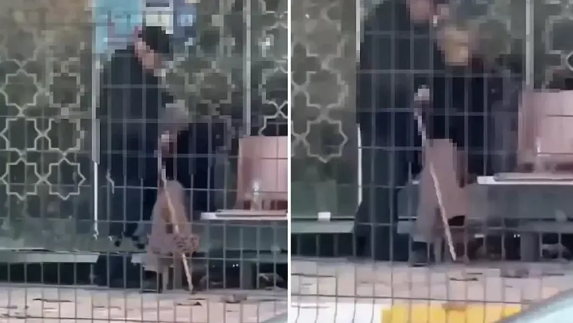 Skandal Görüntüler! Tokat'ta Otobüs Durağında İki Yaşlı Adam Kamuya Açık Alanda Rezalet Çıkardı: Çocukların Gözü Önünde Utanç Tablosu!