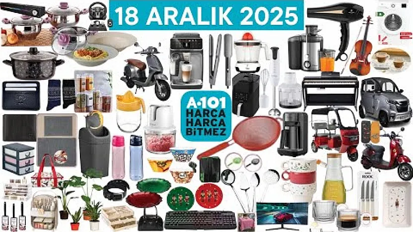 A101 Aldın Aldın Kataloğu Patladı: Elektrikli Araç 229 Bin Tl, Cam Temizleme Robotu Sadece 3 Bin Tl, Piyano Ve Espresso Makinesi Ile Yılbaşı Çılgınlığı Başladı!