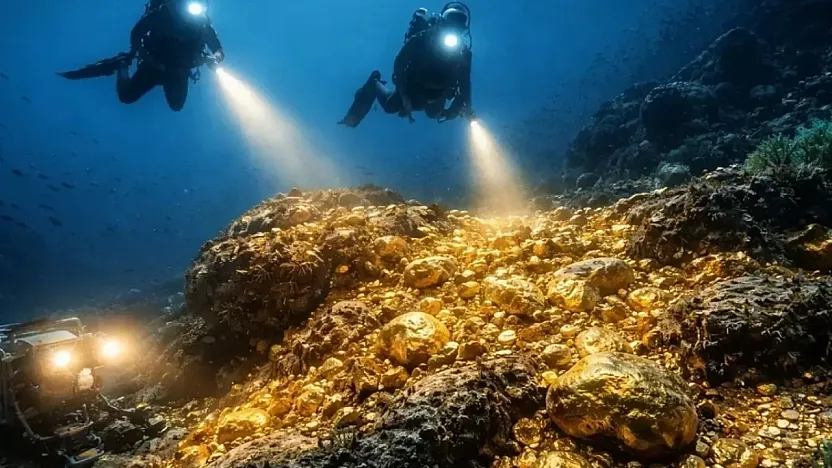 Deniz altında dev altın madeni buldular