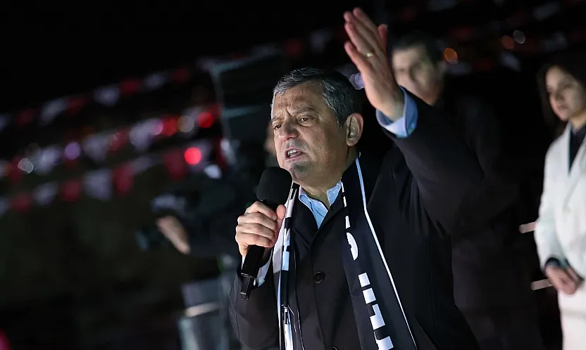 Hatay'da 'millet iradesi' eylemi: Özgür Özel sahadan sert mesajlar verdi