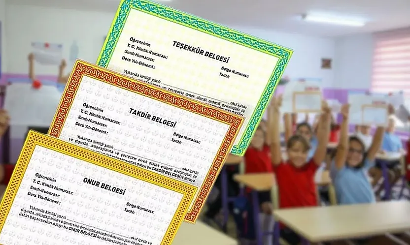 Ortaokul, lise takdir ve teşekkür puan hesaplama Takdir Teşekkür nasıl hesaplanır?