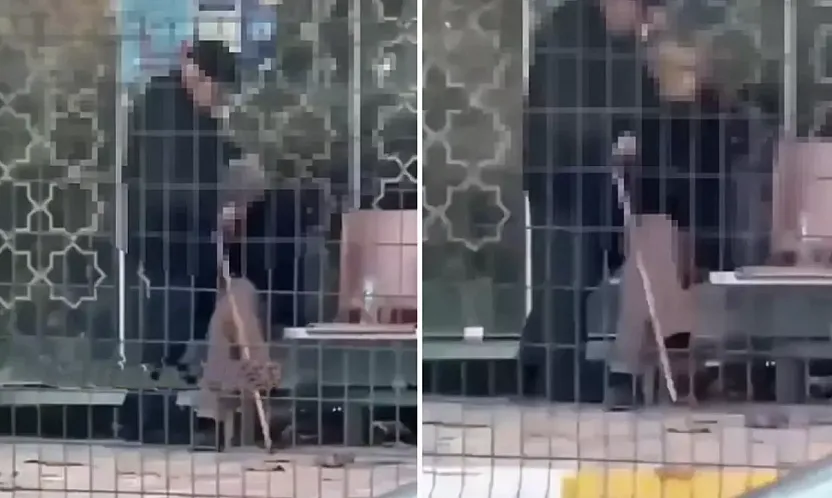 Skandal Görüntüler! Tokat'ta Otobüs Durağında İki Yaşlı Adam Kamuya Açık Alanda Rezalet Çıkardı: Çocukların Gözü Önünde Utanç Tablosu!
